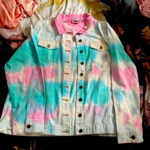Tie dye Jean jacket